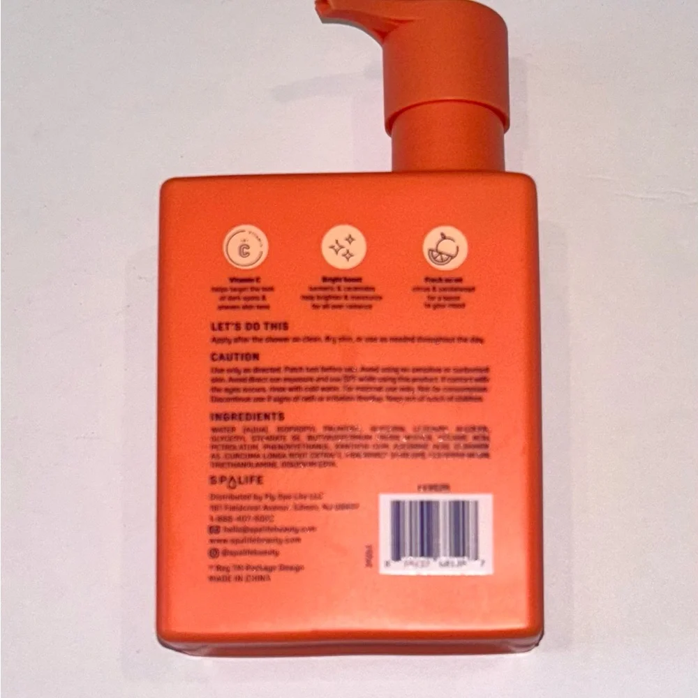 Spa Life Brighten and Glow Vitamin C Body Lotion - Orange - Picture 2 of 2